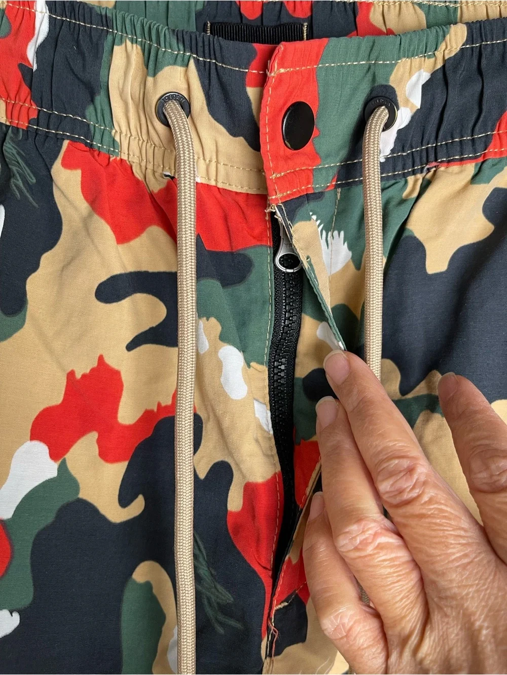 Nike Jordan Flight Heritage Men's Cargo Pants Multicolored Camo Size Small